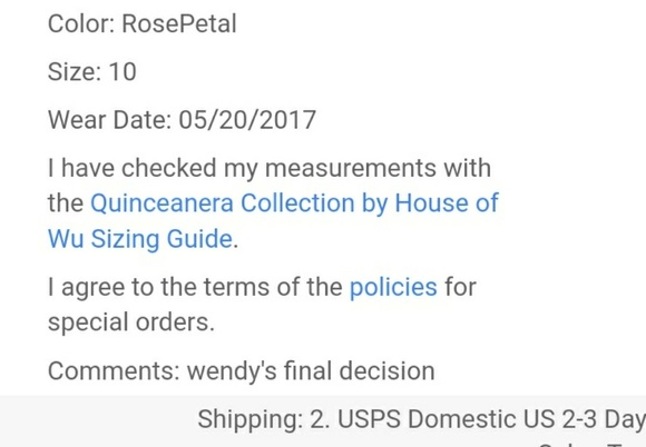 HOUSE OF WU Quinceañera dress - Picture 7 of 8